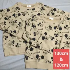 b.ROOM ミッキーマウスクラブトレーナー 130&120