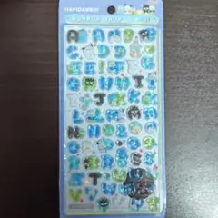 ボンボンドロップシール　moji　はぴだんぶい