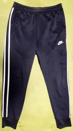 ★ナイキ ジョガーパンツ ジャージ S ブラック×ホワイトライン メンズ