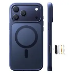 TORRAS iPhone17Pro ケース 米軍進化耐衝撃 ブルー