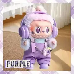 着せ替え LABUBU ぬい服 ４点セット サロペット 靴 ドール用 推し活