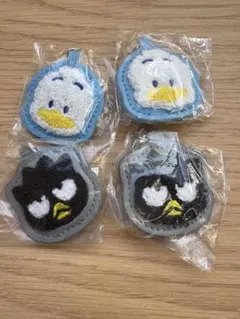 サンリオキャラクターズ　サガラ刺繍キーホルダー　バッドばつ丸　あひるのペックル