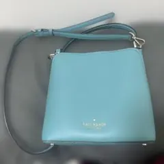 kate spade 水色 ショルダーバッグ