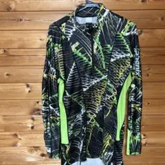 Phenix グラフィックプリント ジップアップ長袖