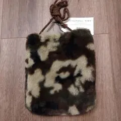 Ciaopanic Typy カモフラージュ ファーショルダーバッグ