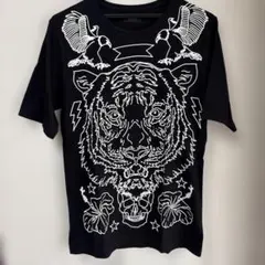ZARA MAN ブラック　Tシャツ 柄　虎