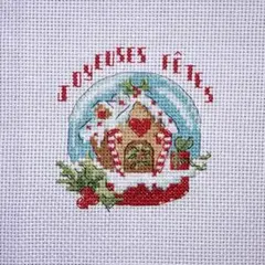 ヴェロニク アンジャンジェ⭐️ クリスマス2 ✩.クロスステッチ 完成品