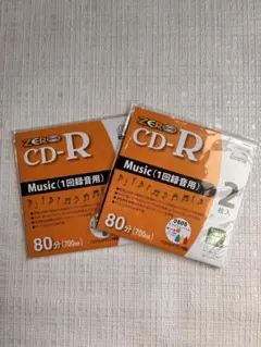 ZERO CD-R Music 80分 2枚入