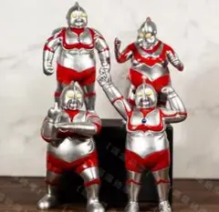 デブトラマン　フィギュア 4体セット シルバー/レッド　まとめてお買得 デブトラマン フィギュア 4体セット シルバー/レッド まとめてお