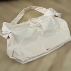 emmi ショルダーバッグ ホワイト 大容量