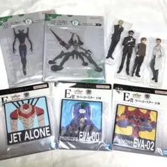 エヴァンゲリオン 一番くじ アクリルスタンド ラバーコースター セット