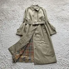 バーバリー トレンチコート ライナー ノバチェック ベルト ロング丈 M相当