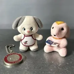 レトロ　玩具　吉徳　イワヤ　ぬいぐるみ　フィギュア　ガチャ　２点セット
