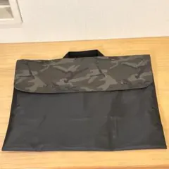 濃茶　迷彩　防災頭巾カバー　背もたれ用