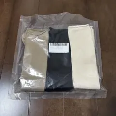 未使用 ソックス３点セット ニーハイ リブ
