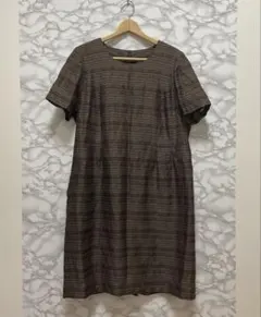 Leilian/レリアン 茶系ワンピース 17+サイズ（大きいサイズ）