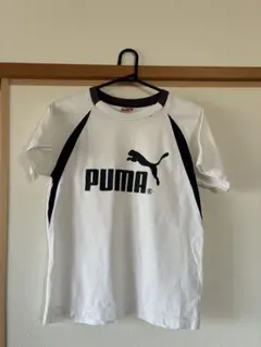PUMA ホワイト 半袖Tシャツ ラグランスリーブ　150 プーマ