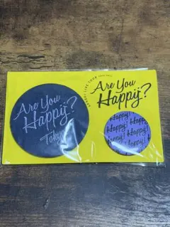 【新品未開封】嵐 ARASHI Are you Happy？ 缶バッチ 紫