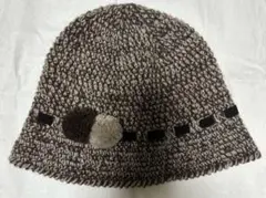 ブラウン系ニット帽