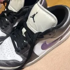 Nike Air Jordan 1 ホワイト グレー パープル(箱無し)