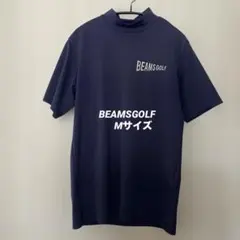 BEAMS GOLF モックネックゴルフシャツ ネイビー Mのサムネイル