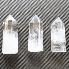 高透明天然クリスタルポイント 分層構造水晶 下部拡散エネルギータイプ 