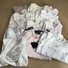 ベビー服 ロンパース 13点セット　ミニーマウス 女の子　秋冬