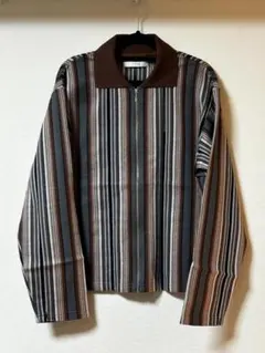 JieDa 24ss "STRIPE SHIRT CARDIGAN"のサムネイル