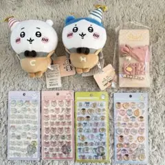 新品 ちいかわ Xmas7種セット ぬいぐるみ ボンボンドロップ ヘアアクセ