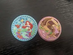 ディズニー刺繍缶バッチ　2個セット