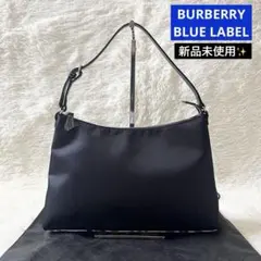 新品✨バーバリーブルーレーベル　ワンショルダーバッグ　ノバチェック　ブラック
