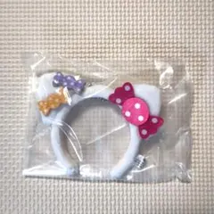 サンリオ　シークレット　ミニカチューシャ　ハロウィン　ハローキティ　ホワイト