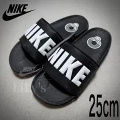 【25cm】NIKEサンダル　オフコートスライド　黒白　ブラック　新品未使用のサムネイル