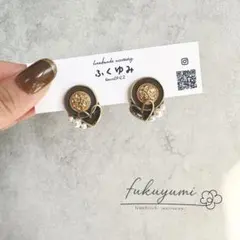 【#515】ヴィンテージボタン/ピアスorイヤリング