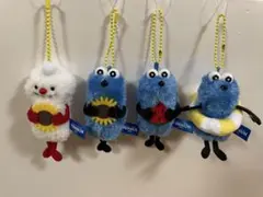 パペットスンスン　ぬいぐるみマスコット Summer ver. 4種セット