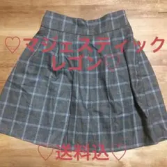 送料込★マジェスティックレゴン★チェックスカートのサムネイル