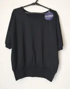 新品タグ付きミスクロエmiss chloé 半袖 カットソーブラックドルマン40のサムネイル