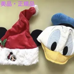 【美品・正規品】ドナルド　ミッキーマウス 2点セット ディズニー　ファンキャップ