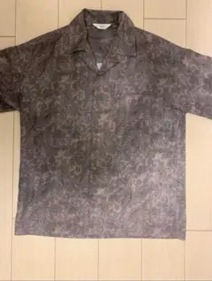 【WYM】PAISLEY OPEN COLLAR SHIRT