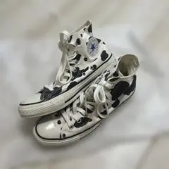 コンバース　ハイカット　カウ柄