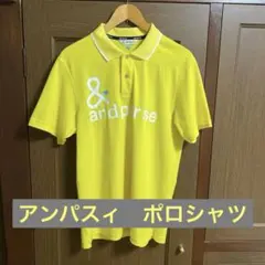 ☆アンパスィ　ポロシャツ　ＬＬ　イエロー