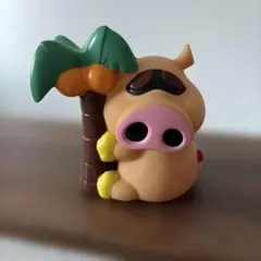 タツノコプロ ヤッターマン おだてブタ フィギュア　ソフビ貯金箱　昭和レトロのサムネイル