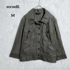 MUVEIL ミュベール アーミーJK カーキ 36 五分袖 レディース - メルカリ