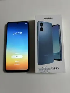 Samsung スマートフォン ギャラクシー A25 64GB ブルー