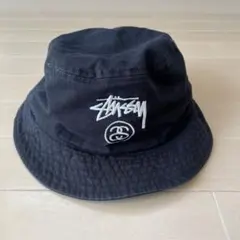 Stussy ブラック バケットハット M