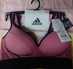 adidas ノンワイヤーブラジャー ローズピンク Mサイズのサムネイル
