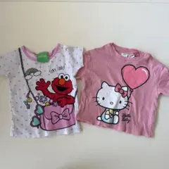 エルモ&ハローキティ Tシャツセットのサムネイル