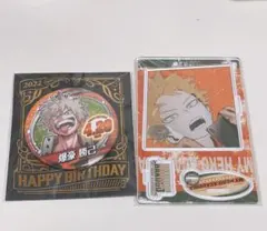 ヒロアカ 爆豪勝己 バースデー　缶バッジ 名場面ジオラマフィギュア 2022