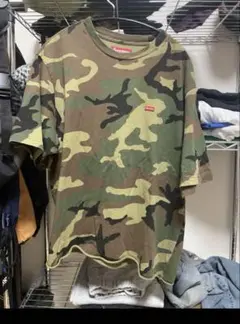 Supreme 迷彩 tシャツ Small box log tee