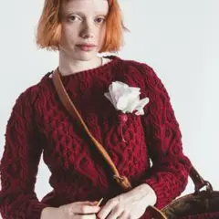 Miknits 手編みキット tell a tale えんじ